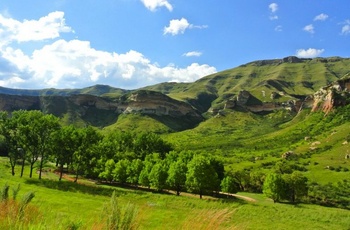 Glen Reenen Rest Camp, Golden Gate Highlands National Park, Sydafrika