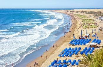 Playa del Ingles på Gran Canaria - Spanien