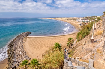 Udsigt ud over Playa del Ingles på Gran Canaria - Spanien