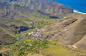 Udsigt fra Tamadaba naturpark på Gran Canaria, Spanien