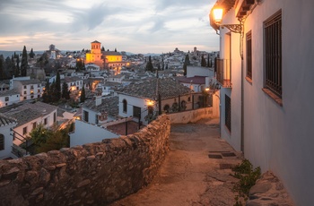 Bydelen Albaicin i Granada