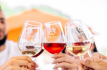 Tag på vinsmagning i Grapevine - Texas i USA