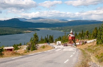 Peer Gynt vejen ved Gålå i Norge