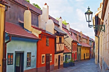 Håndværkergaden Den Gyldne Gade i Prag Slot