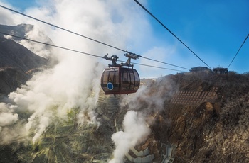 Hakone kabelbane ved Owakudani - Japan