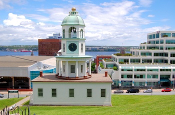 Klokketårnet i citadellet, fæstningsanlægget i Halifax, Canada