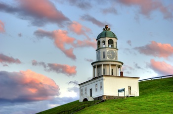 Klokketårnet i citadellet, fæstningsanlægget i Halifax, Canada