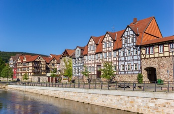 Bindingsværkshuse i Hannoversch Münden, Niedersachsen