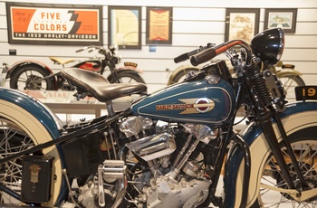 Udstilling i Harley-Davidson Museum i Milwaukee - Foto: Harley-Davidson Museum