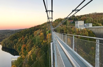 Titan RT hængebroen om efteråret, Harzen i Tyskland