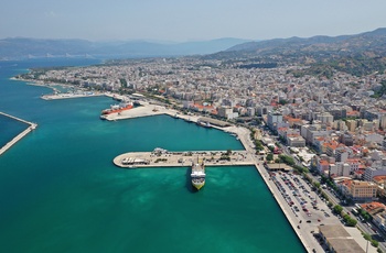 Havnebyen Patras på Peloponnes - Grækenland