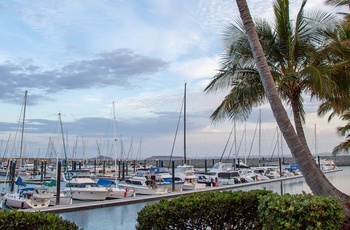 Lystbåde i havnen i Mackay - Queensland i Australien
