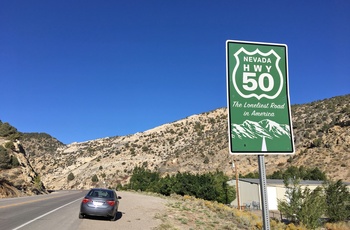 Highway 50 eller The Loneliest Road in America - Nevada
