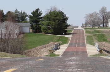 Historic Route 66 Brick Road, Auburn, IL