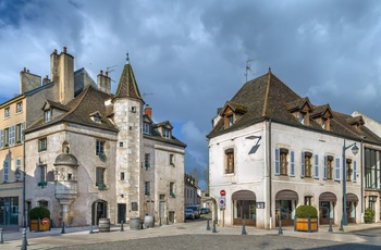 Historisk centrum i Beaune Bourgogne