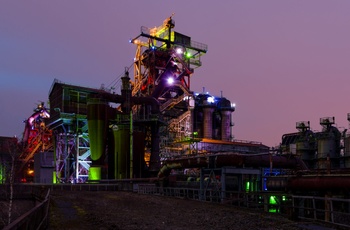 Højovn by night, Landschaftspark Duisburg-Nord