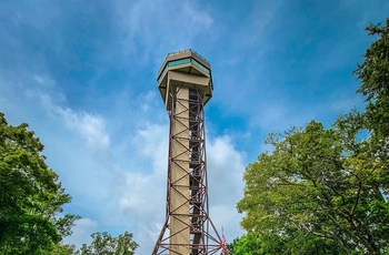 Udsigtstårnet i Hot Springs National Park i Arkansas - USA
