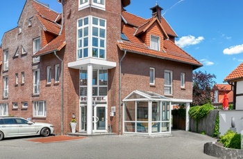 Hotel Am Braunen Hirsch i Celle, Tyskland - Facade og indgang