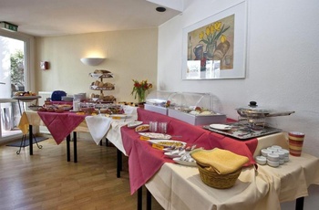 Hotel Am Braunen Hirsch i Celle, Tyskland - Morgenbuffet