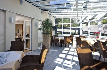 Hotel Am Braunen Hirsch i Celle, Tyskland - Terrassen