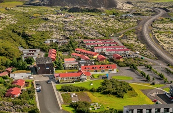 Hotel Bifrost i Borgarnes - Luftfoto