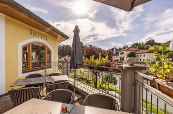 Hotel Grünberger i Berchtesgaden - Terrasse