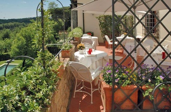 Hotel Palazzo Squarcialupi - Restaurant og terrasse