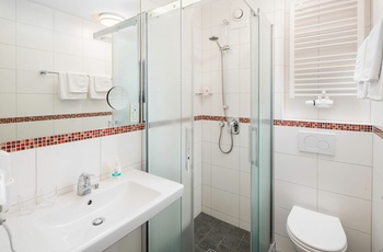 Hotel Rennschuh i Göttingen, Tyskland - Badeværelse