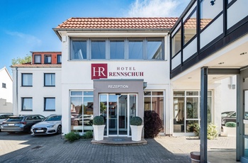 Hotel Rennschuh i Göttingen, Tyskland - Facade og indgang
