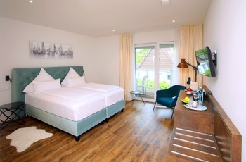 Hotel Romantik Landhaus Biewald - Deluxe dobbeltværelse - ©Landhaus Biewald