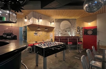 Hotel Union i Geiranger, aktivitetsområde i den gamle garage - Norge