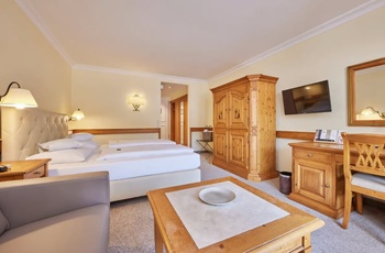Hotel Zugspitze i Garmisch Partenkirchen, Sydtyskland - Dobbeltværelse