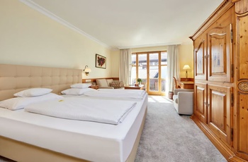 Hotel Zugspitze i Garmisch Partenkirchen, Sydtyskland - Dobbeltværelse