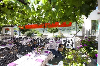 Hotel Zwei Mohren - Terrasse