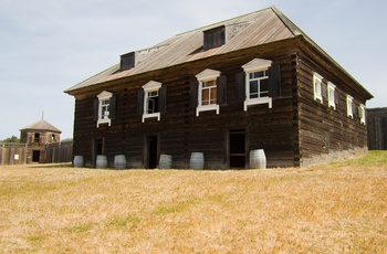 Hovedbygningen ved Fort Ross