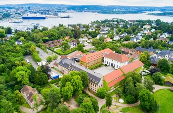 Hovedbygningen ved Norsk Folkemuseum i Oslo