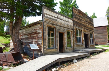 Huse i Garnet Ghost Town