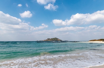 Hyeopjae stranden på Jeju-øen - Sydkorea