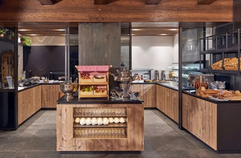 Hyperion Hotel Garmisch Partenkirchen i Sydtyskland - Morgenbuffet