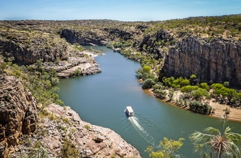 På bådtur i Nitmiluk National Park - Northern Territory i Australien
