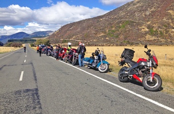Harley Davidson i New Zealands bjerge