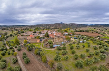 Idanha-a-Velha, Portugal - set fra luften