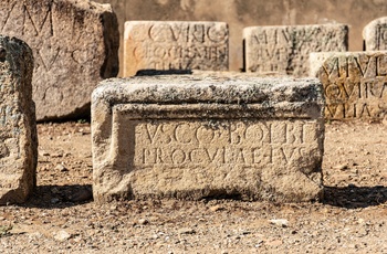 Idanha-a-Velha, Portugal - sten med romerske inskriptioner