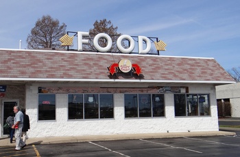 Cozy Dog Drive Inn i Springfield, Illionis