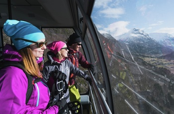 Gondol på Loen Skylift Foto Bård Basberg