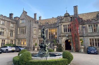 Indgange til Bovey Castle i det sydvestlige England