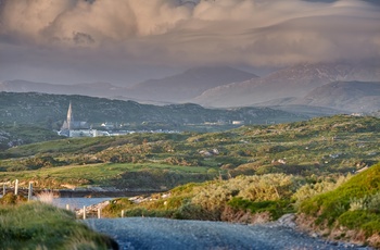 Irland, Clifden - mellem bjerge og vand