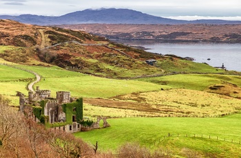 Irland, Clifden Castle - hjem for Clifdens grundlægger John D'Arcy