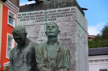 Irland, Cobh - mindesmærke for sænkningen af Lusitania i 1915