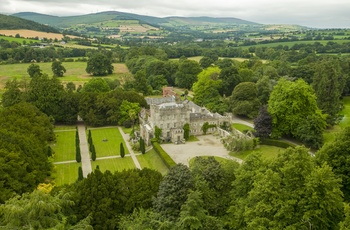Irland, County Carlow - Huntington Castle and Gardens set fra luften (Foto - Courtesy Failte Ireland)